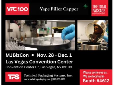 Breakthrough in vape cartridge filling and capping technology